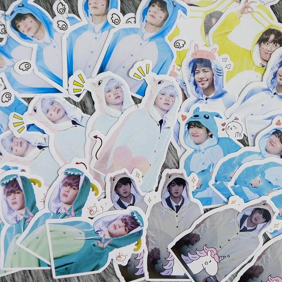 [HCM]Set 7 sticker dán điện thoại laptop BTS