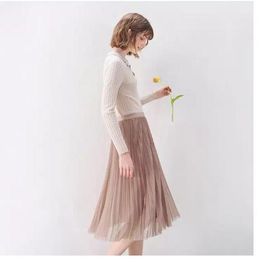 Chân váy xòe vải lưới siêu đẹp thời trang mẫu mới hot nhất năm nay