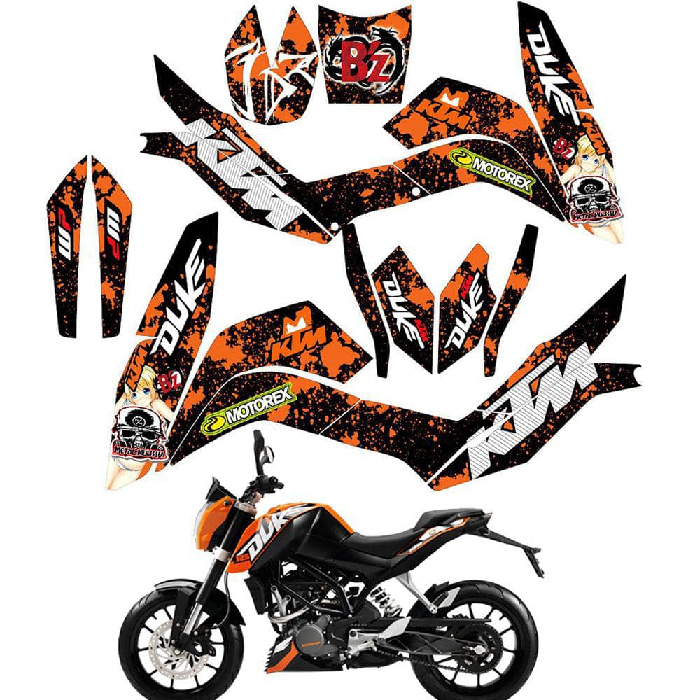 Tem KTM Duke mẫu cũ