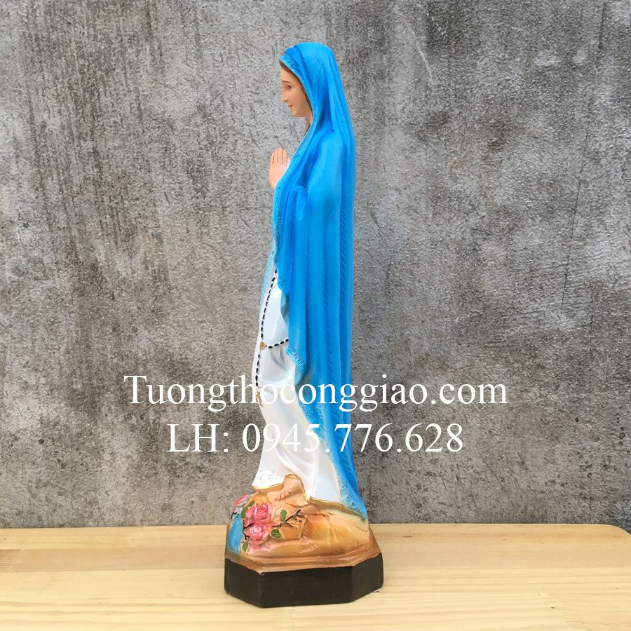 Tượng Đức Mẹ Lộ Đức 40cm composite