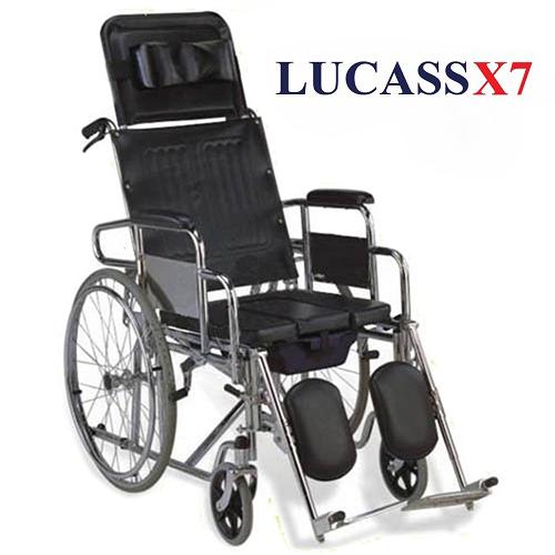 Xe lăn có bô, ghế ngả lucass x7