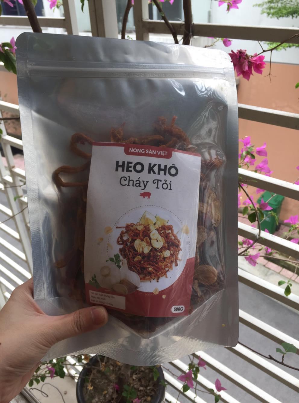 500gr Heo Khô Cháy Tỏi Loại 1