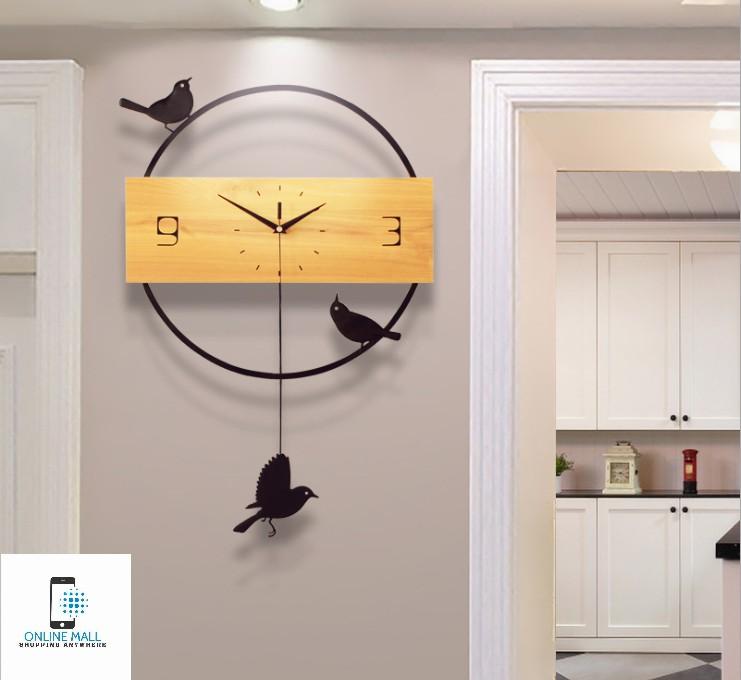 Online Mall - Đồng hồ quả lắc treo tường BIrd cao cấp