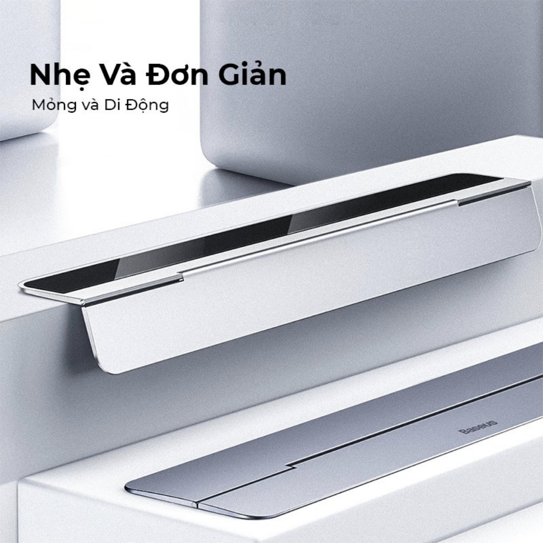[HCM]Đế tản nhiệt siêu mỏng dùng cho Macbook/Laptop Baseus Papery Notebook Holder