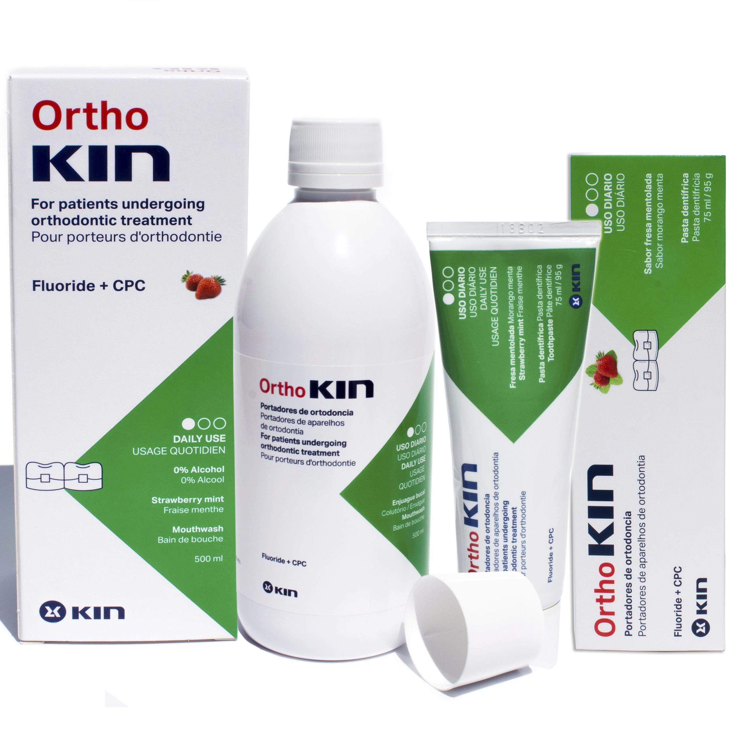Nước súc miệng cho răng niềng Ortho Kin 500ml