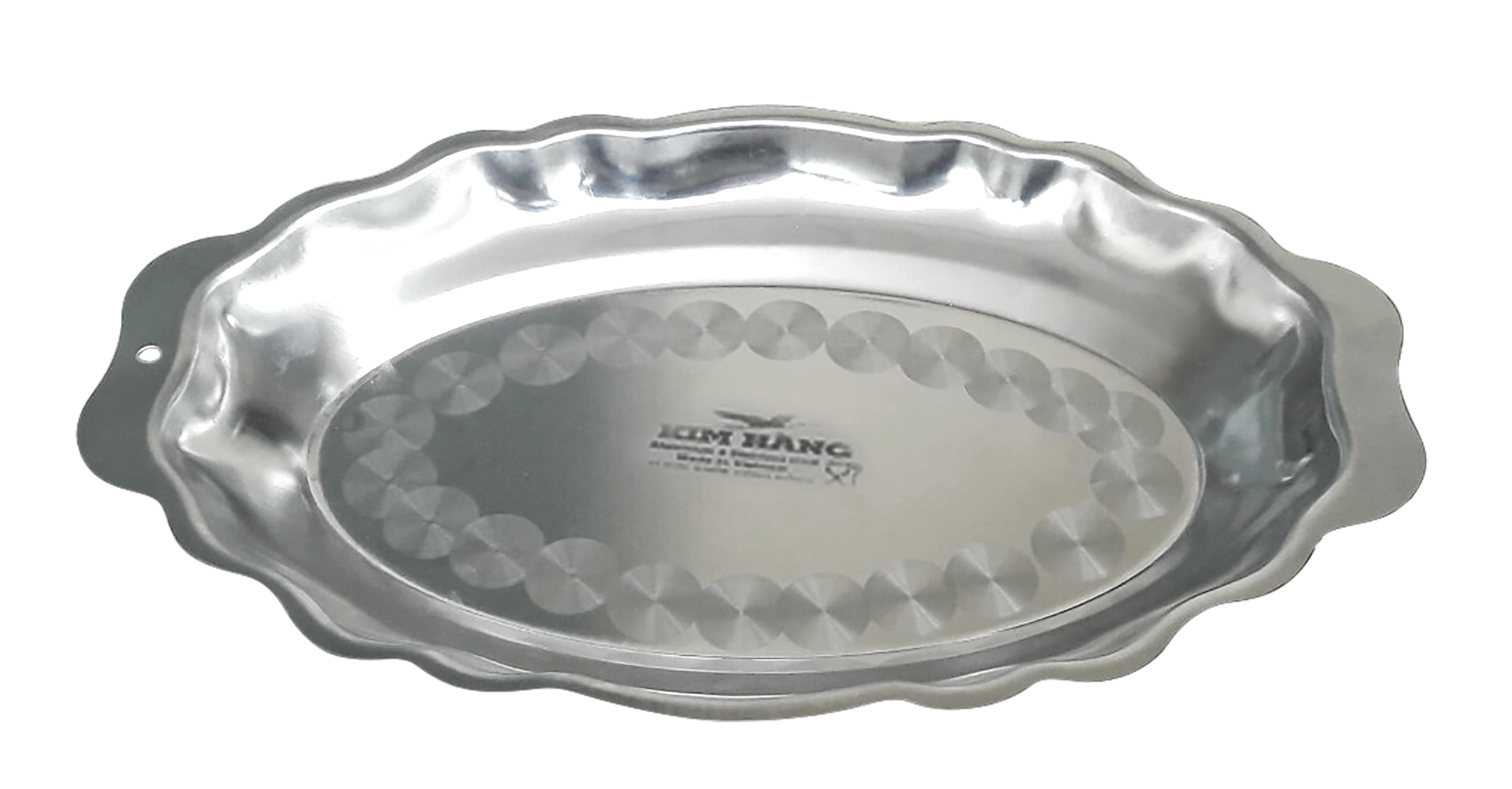 [CHÍNH HÃNG] Dĩa hấp Inox hoa văn 3522 Kim Hằng KHG8062