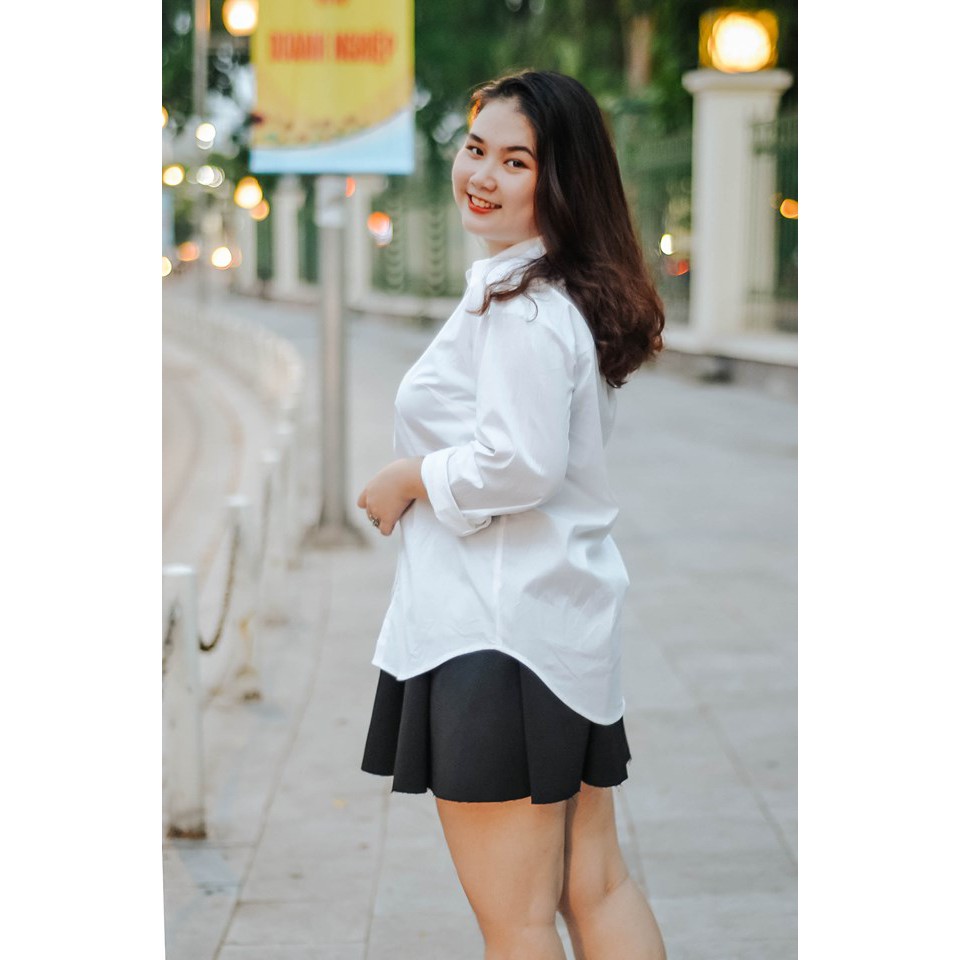 [HCM]Áo sơ mi big size nữ đẹp MS05A-BIGSIZE
