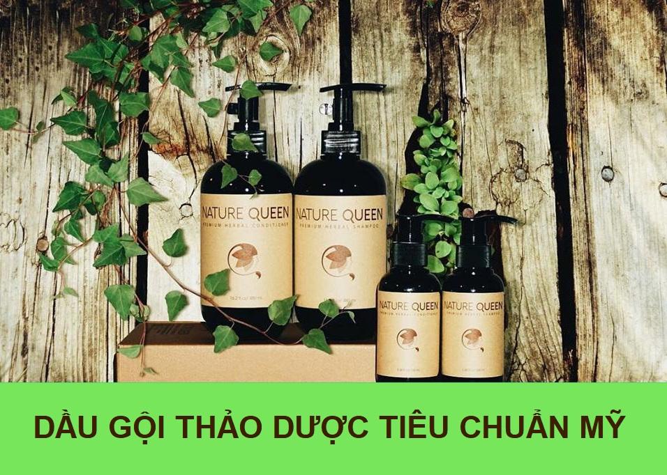 Bộ dầu gội thảo dược Nature Queen 480ml