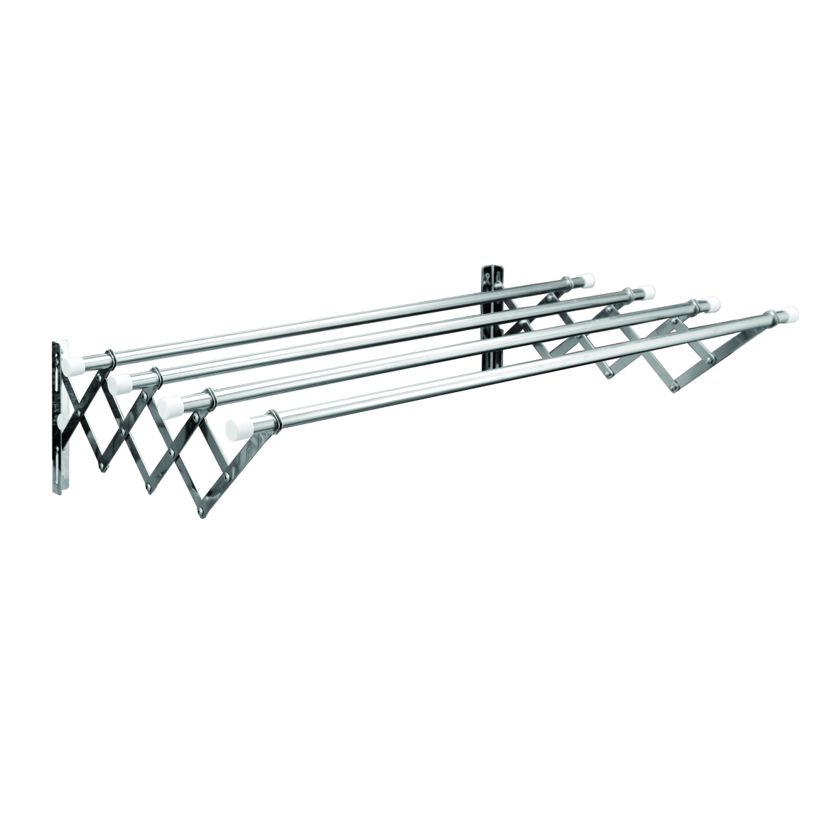 [HCM]Giàn phơi đồ thông minh xếp gọn - Giàn phơi xếp ống 19 thông minh inox 201 cao cấp dài 1.2m