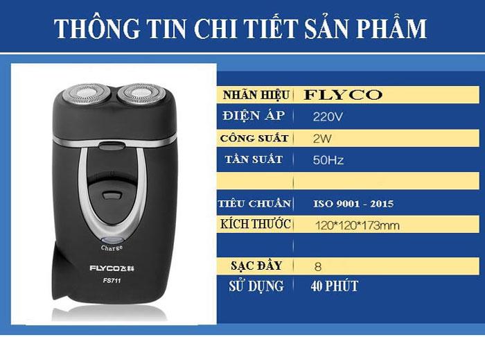 MÁY CẠO RÂU FLYCO FS711