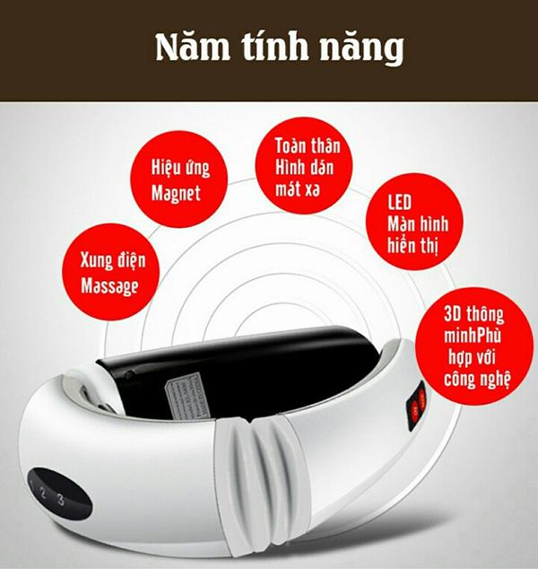 MÁY MASSAGE CỔ XUNG ĐIỆN TỪ