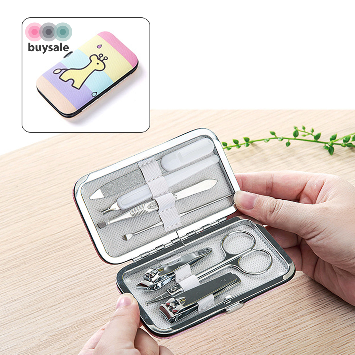 [HCM]Hộp dụng cụ chăm sóc móng tay 7 món - buysale - BSPK113