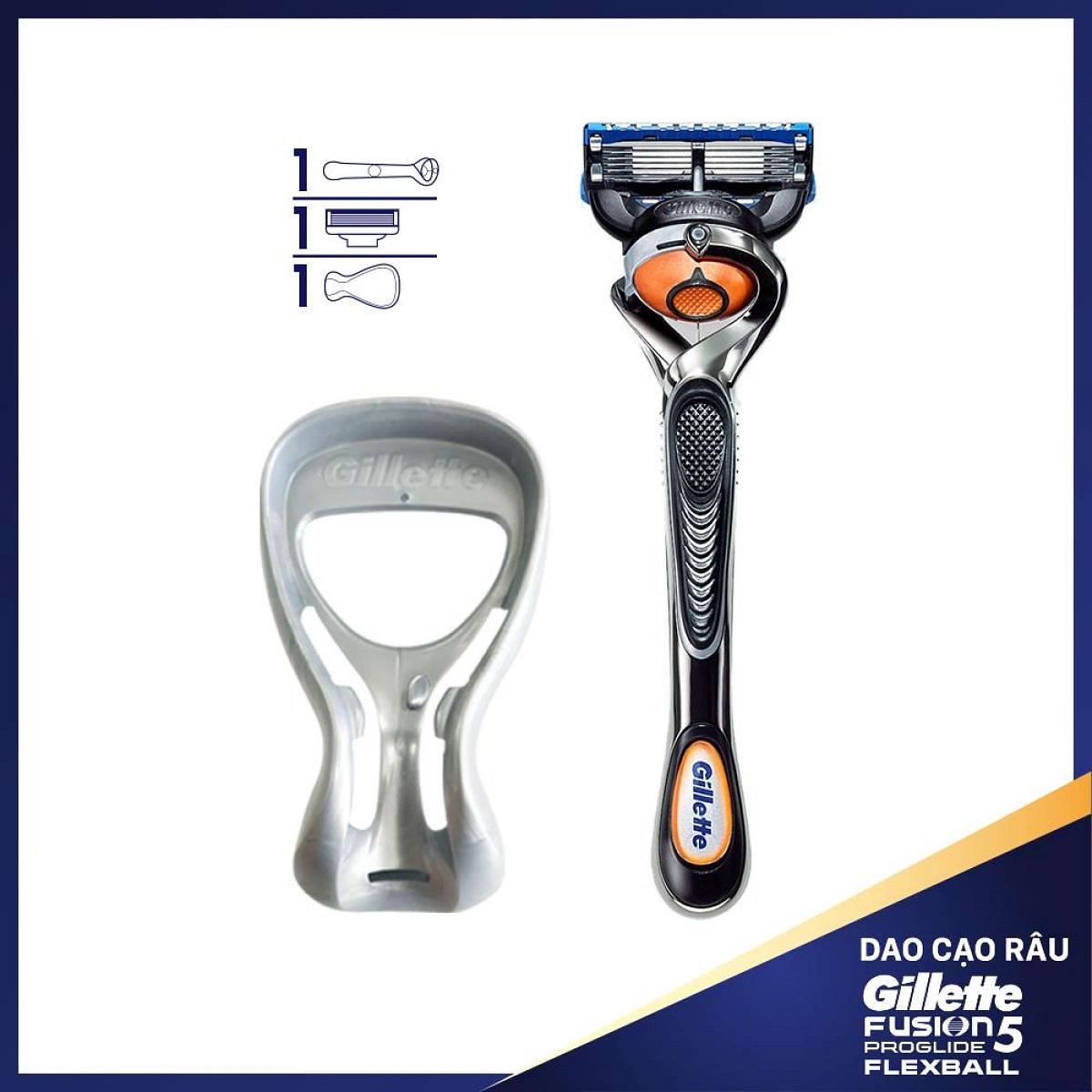 Dao cạo râu Gillette Fusion5 Proglide FlexBall cao cấp