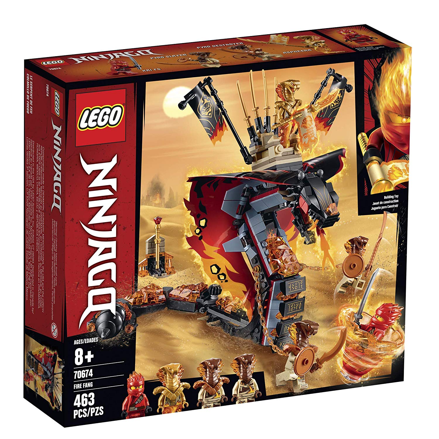 LEGO NINJAGO Fire Fang 70674 (463 pieces)