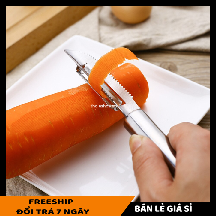 [HCM]Dụng cụ dao bào trái cây nhà bếp - Dao bào gọt hoa quả nạo vỏ - Dao nhà bếp 16x2.5cm [LẺ GIÁ SỈ]