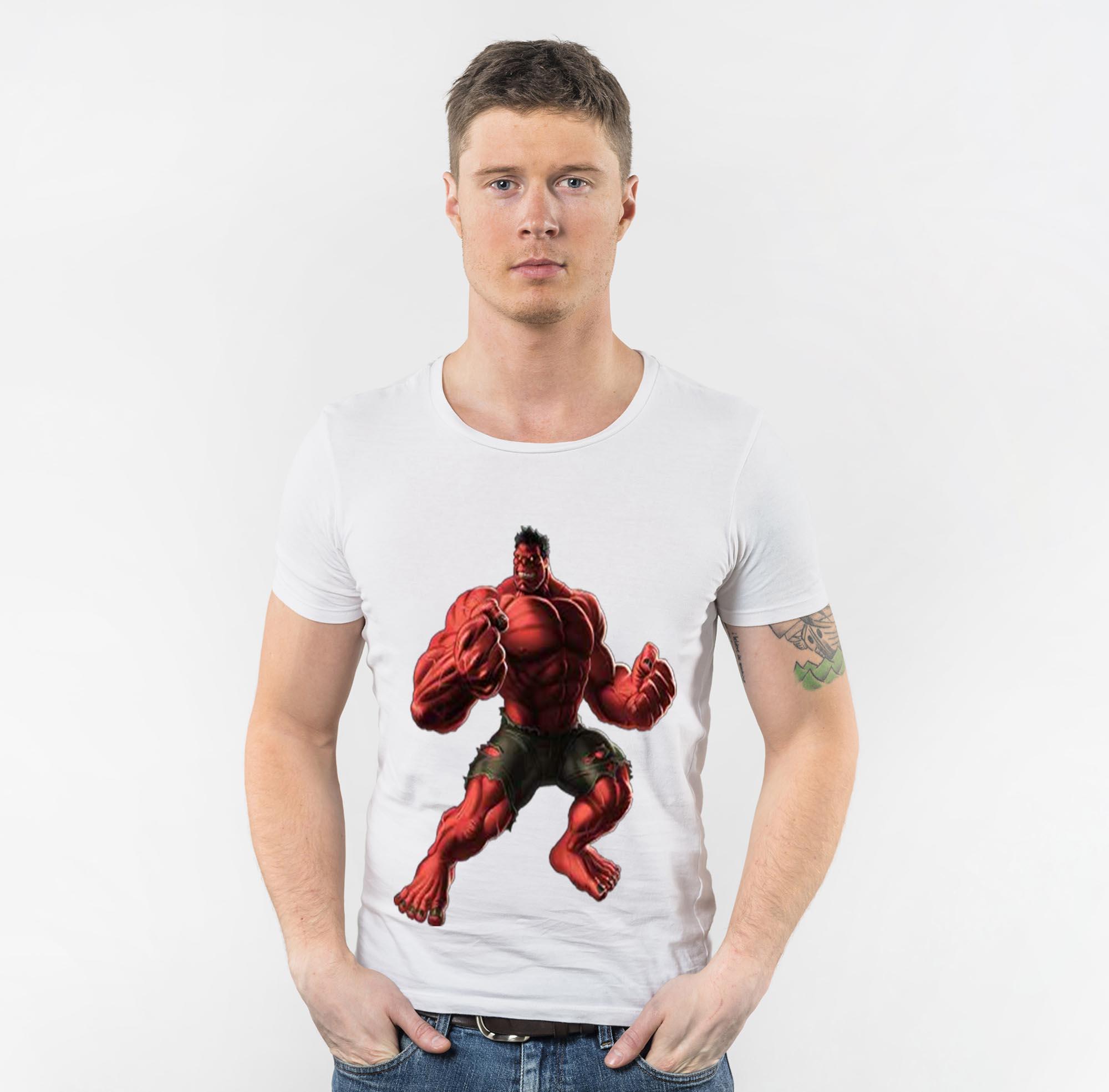 [HCM]Áo thun in hình Hulk đỏ nổi giận