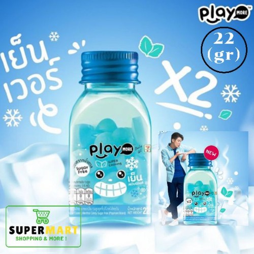 Combo 6 Hũ Kẹo Play More Thái Lan 22g (6 vị)