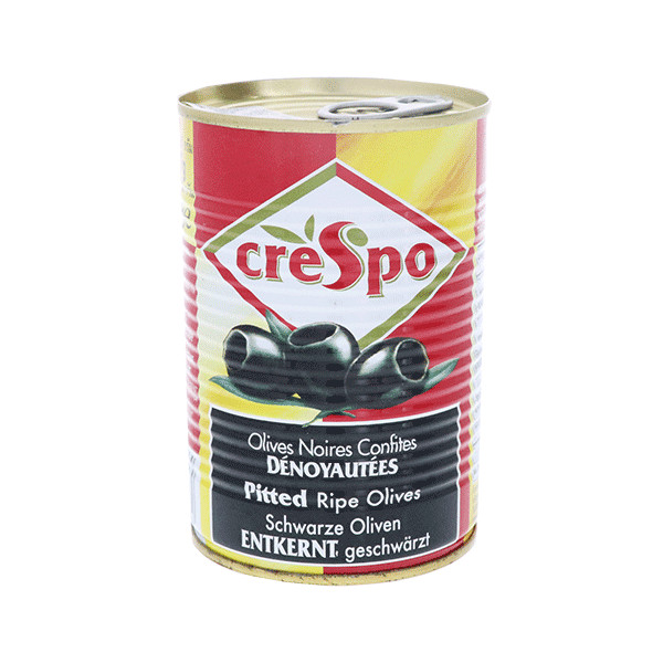 [HCM]CRESPO PITTED BLACK OLIVES  425ML
