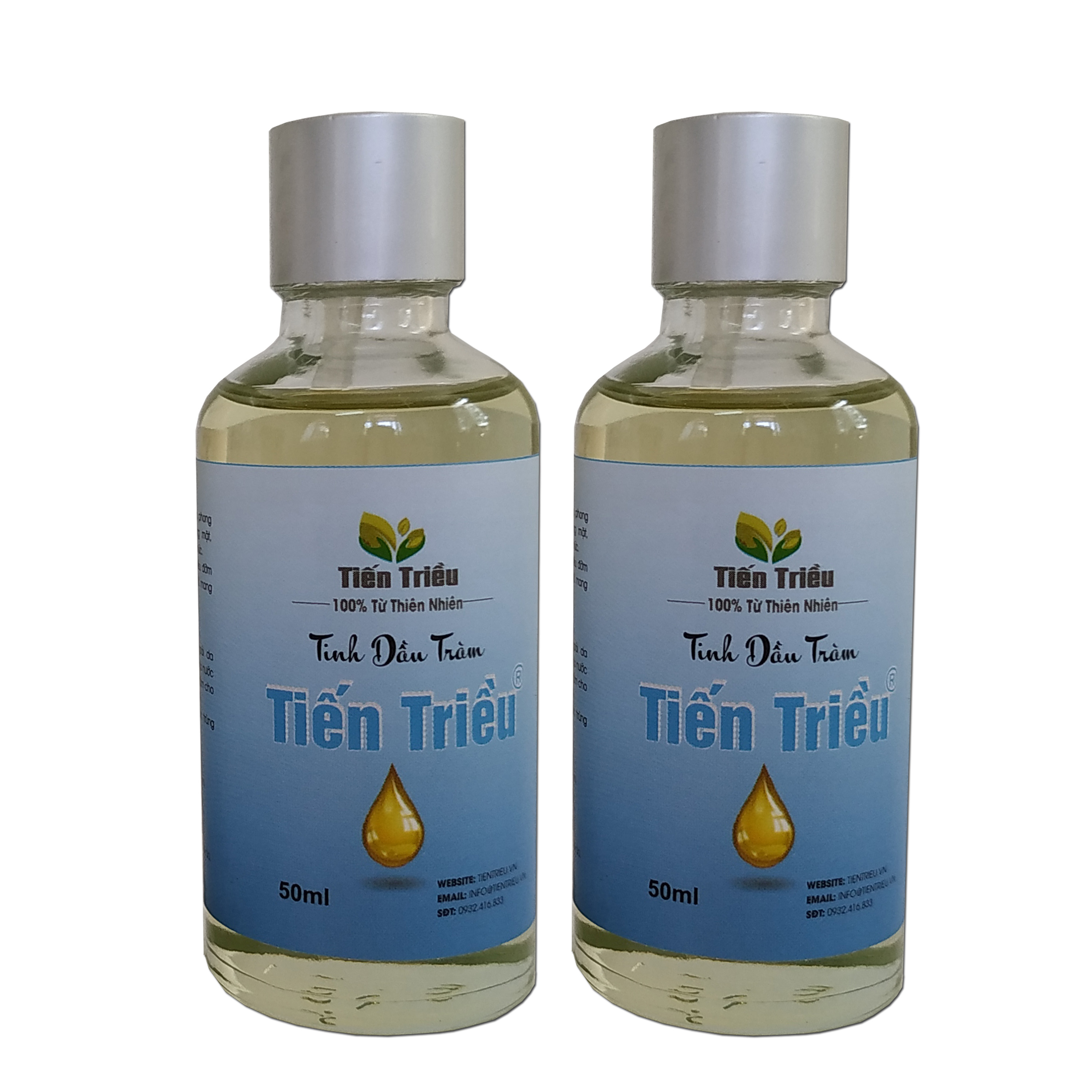 Combo 2 chai Tinh dầu tràm Tiến Triều 50ml