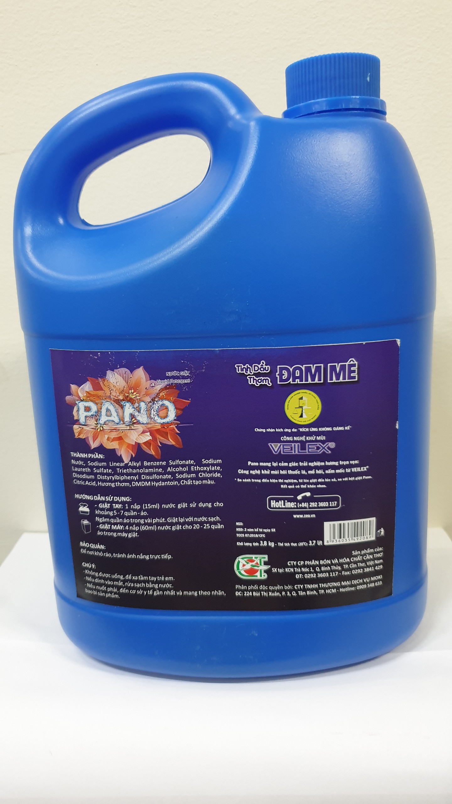 Nước giặt Pano Đam Mê 3kg8
