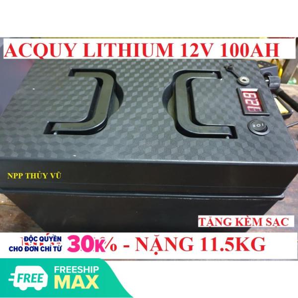 Bình acquy Lithium 100AH - 64 cell - 11.5kg