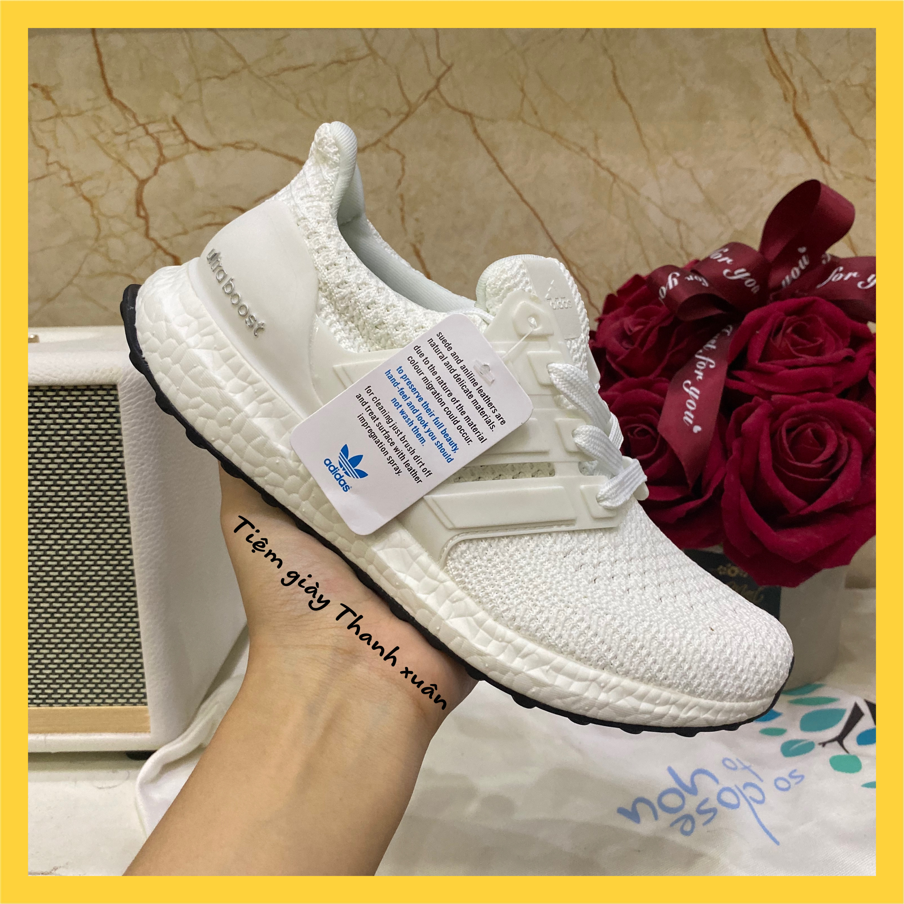 [ẢNH CHI TIẾT] GIÀY THỂ THAO SNEAKER ULTRABOOST 4.0 TRẮNG