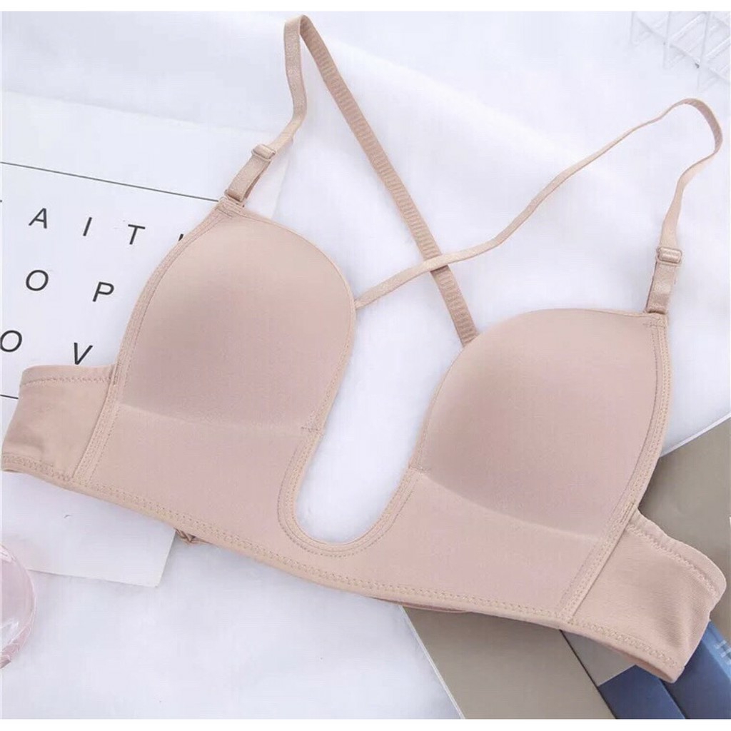 Áo Ngực Nữ hở ngực khoét sâu mặc hở lưng (Chuyên mặc đầm khoét sâu, đầm xẻ sexsy tặng dây)