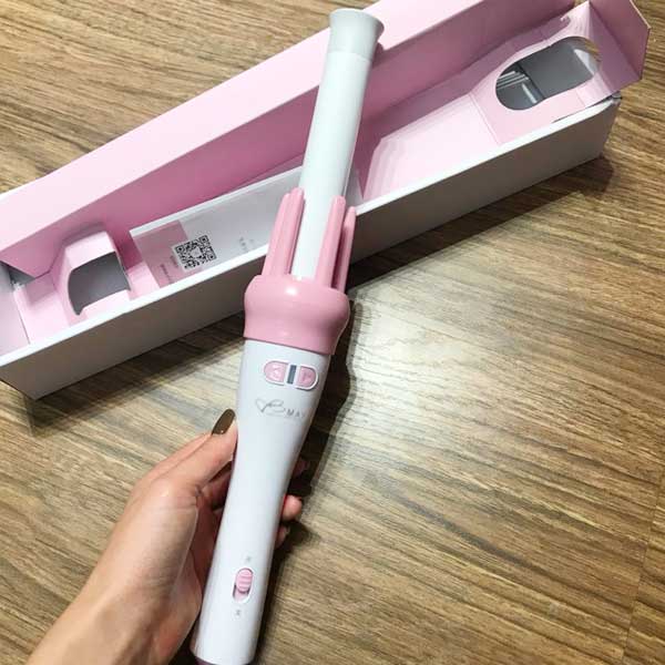 Máy làm tóc xoăn trục xoay tự động