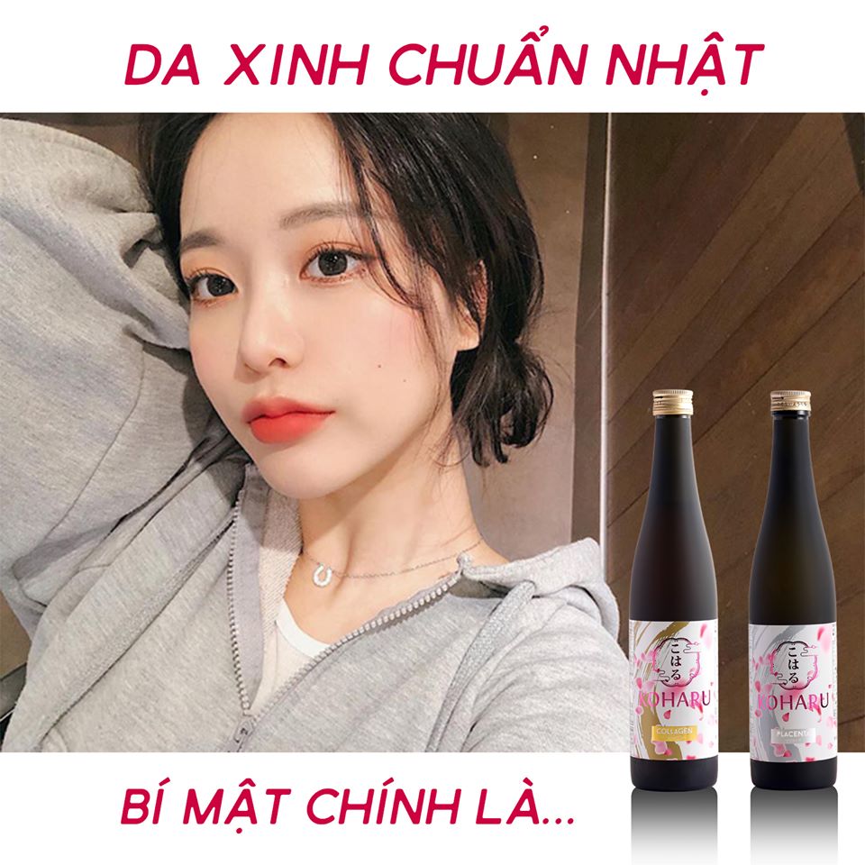 Nước uống đẹp da Placenta Koharu Nhật bản