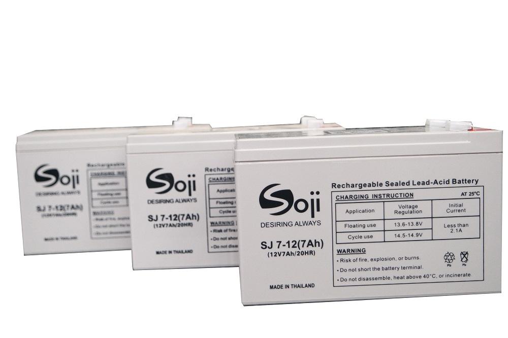 Ắc quy viễn thông Soji Thái Lan 12V 7ah