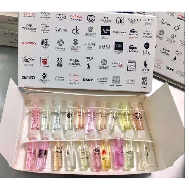Nước Hoa 20 Lọ Mẫu Thử 2ml nhập khẩu