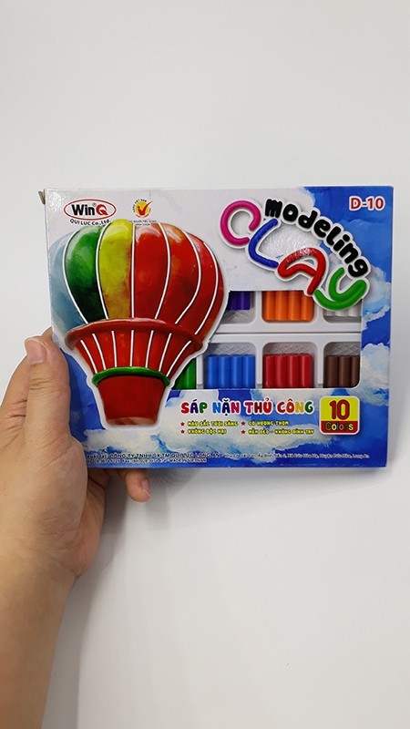 Đất nặn WinQ 10 màu D-10