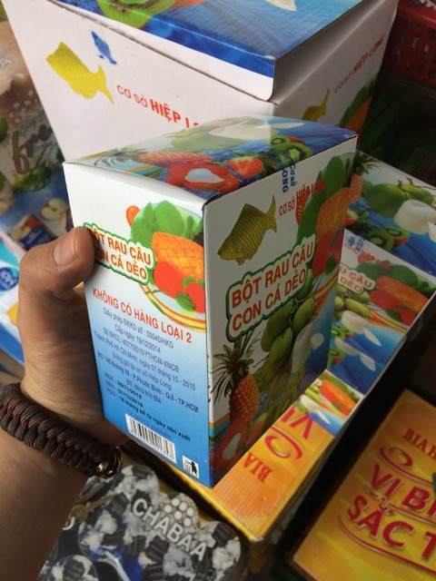 Bột nấu rau câu con cá dẻo 1 gói 12gr
