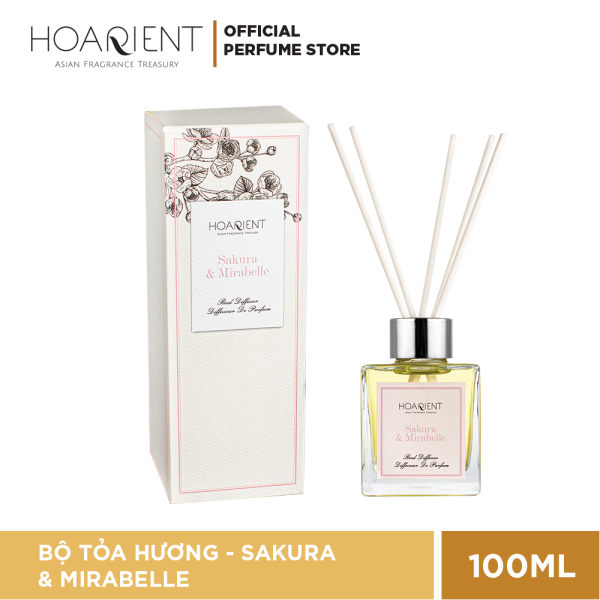 Bộ Khuếch tán mùi hương que mây Hoarient  - Sakura & Mirabelle 100ml