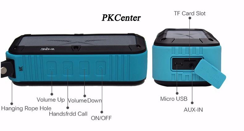 Loa Bluetooth W-King S20 chống nước, chống bụi, chống sốc