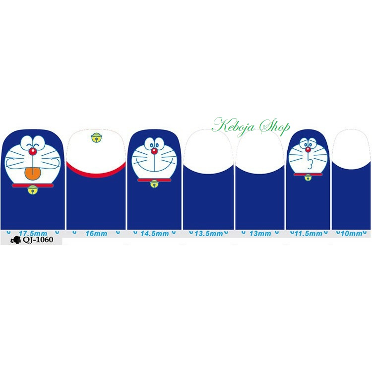 [HCM]Dán móng tay họa tiết hoạt hình dễ thương Doremon Doraemon