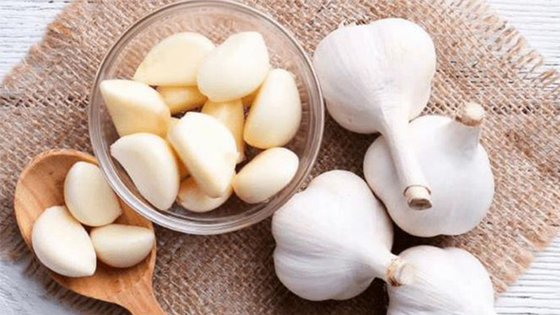 1KG củ tỏi Lý Sơn trắng