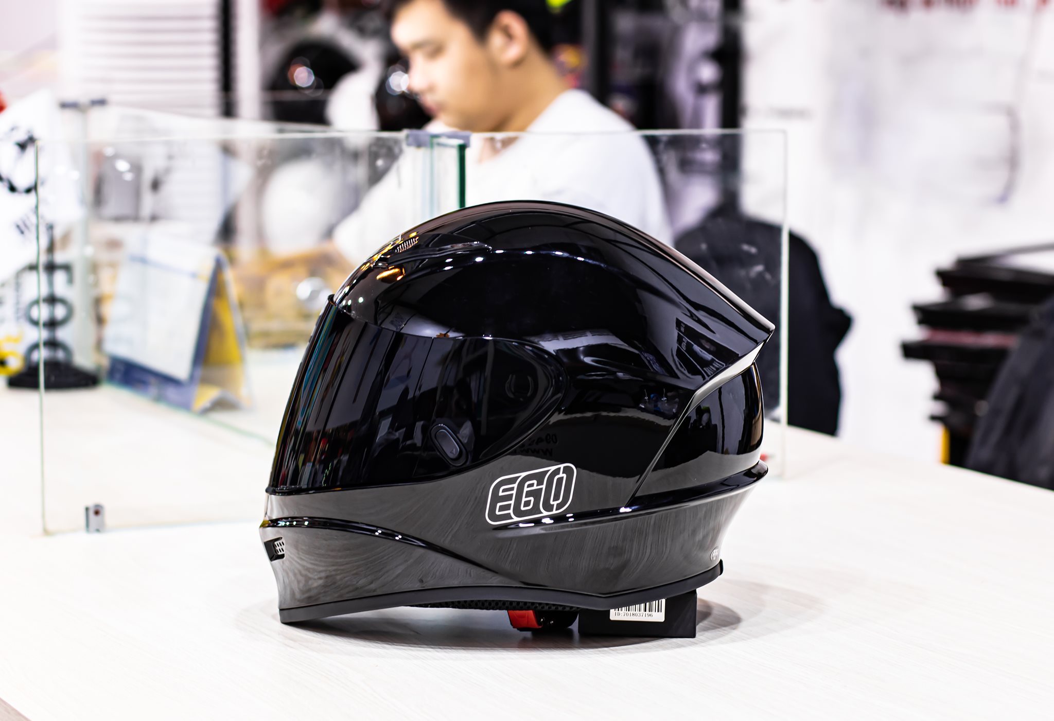 [CHÍNH HÃNG] MŨ BẢO HIỂM FULLFACE 1 KÍNH EGO E-8 ĐEN BÓNG