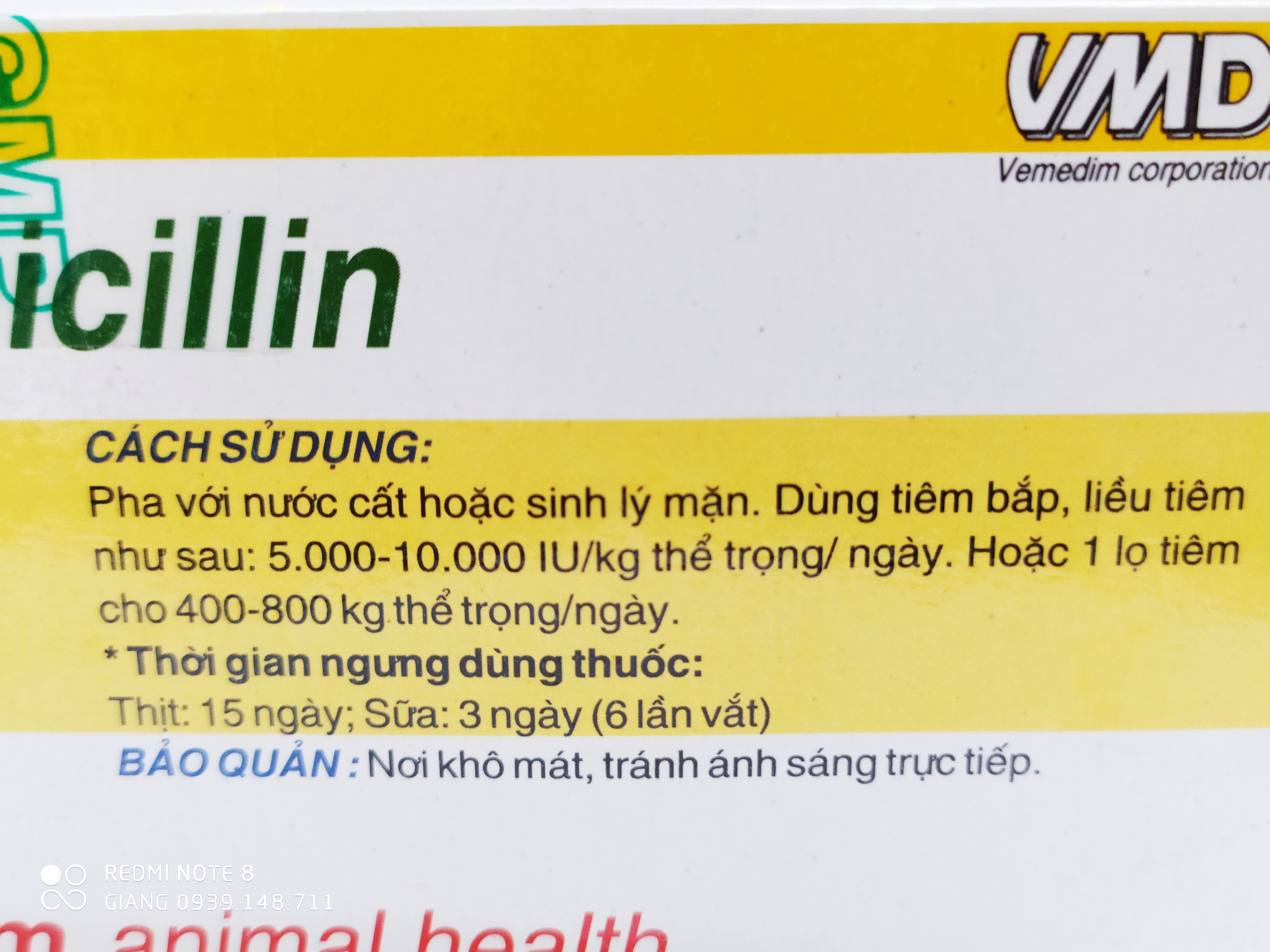 LỌ PENICILLIN 4M BỘT PHA TIÊM