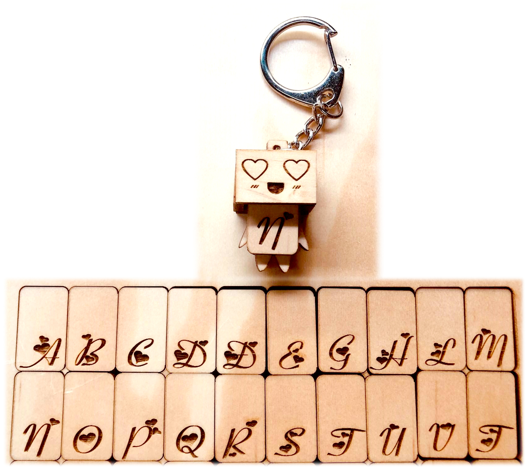 [HCM]Móc Khóa DanBo Có Tên Theo Chữ Cái