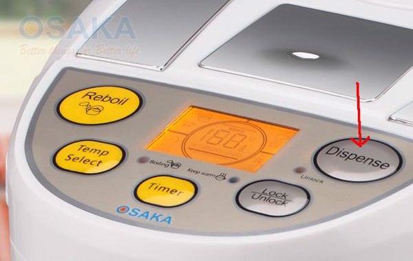 BÌNH THỦY ĐIỆN OSAKA APE-403S 4 LÍT (4 CHẾ ĐỘ GIỮ ẤM 45-60-85-98)