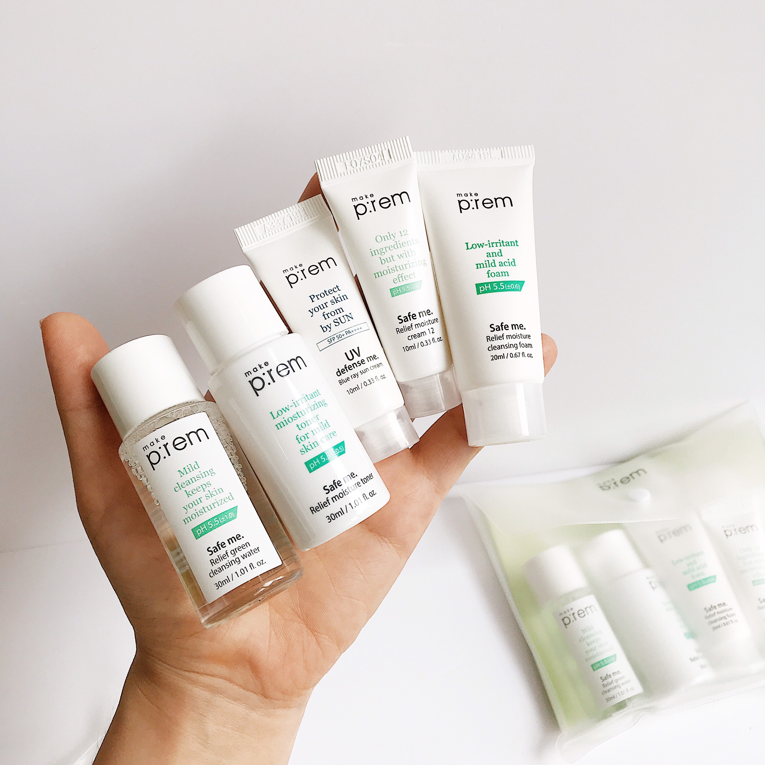 Bộ sản phẩm Travel Kit Make P:rem
