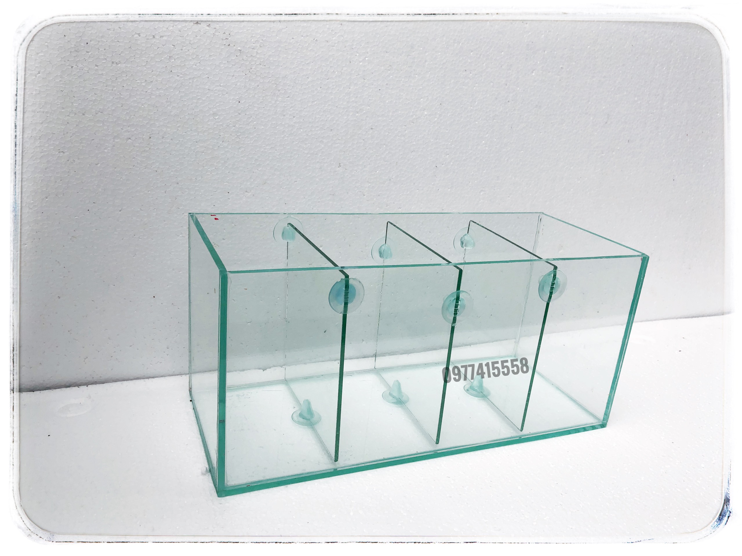 Bể cá 4 ngăn 4 in 1 cỡ 40x16x18cm