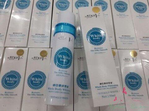 Kem dưỡng trắng da toàn thân body white body spf35/pa+++ 150ml