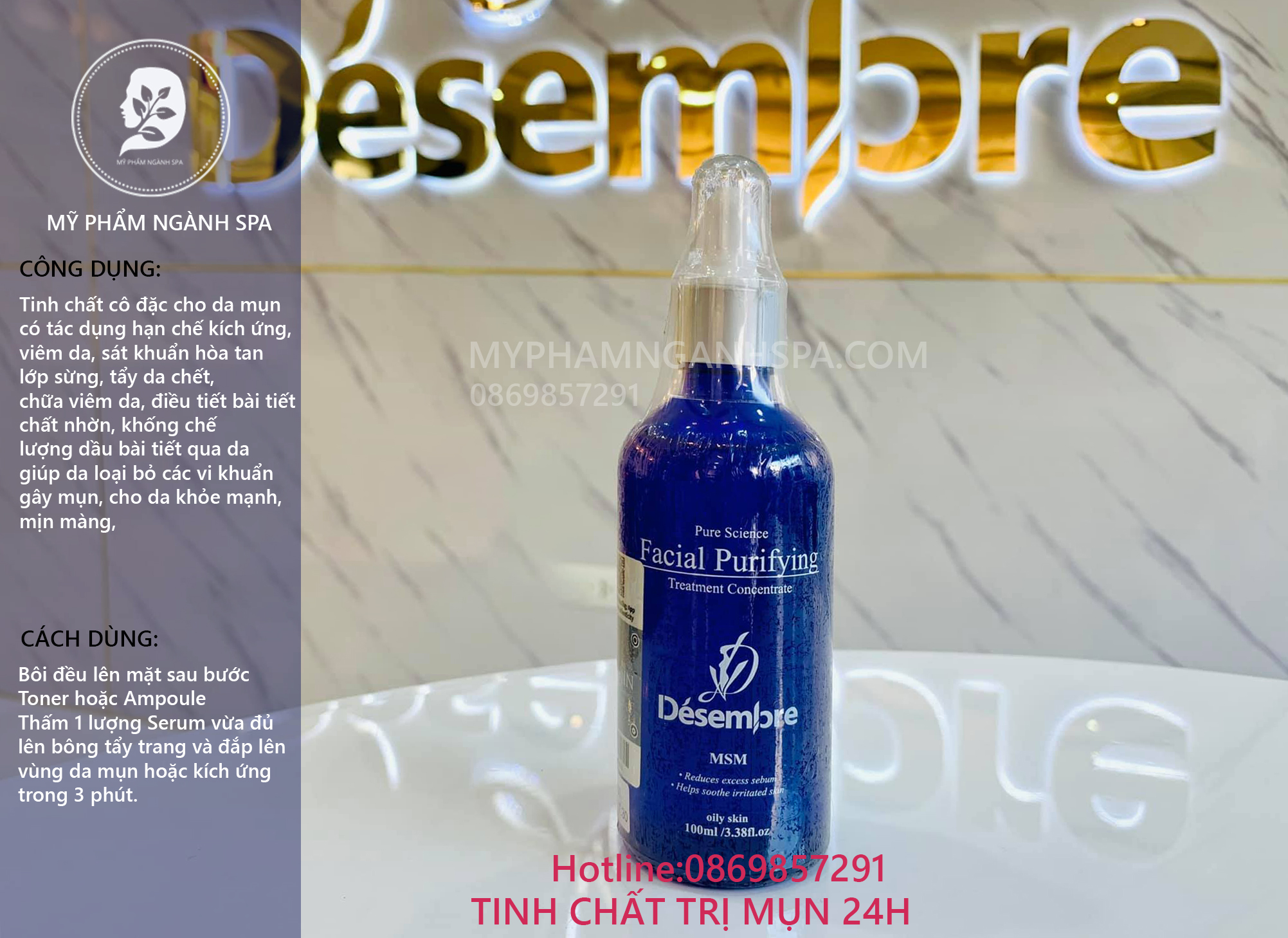 Tinh chất mụn 24h Desembre