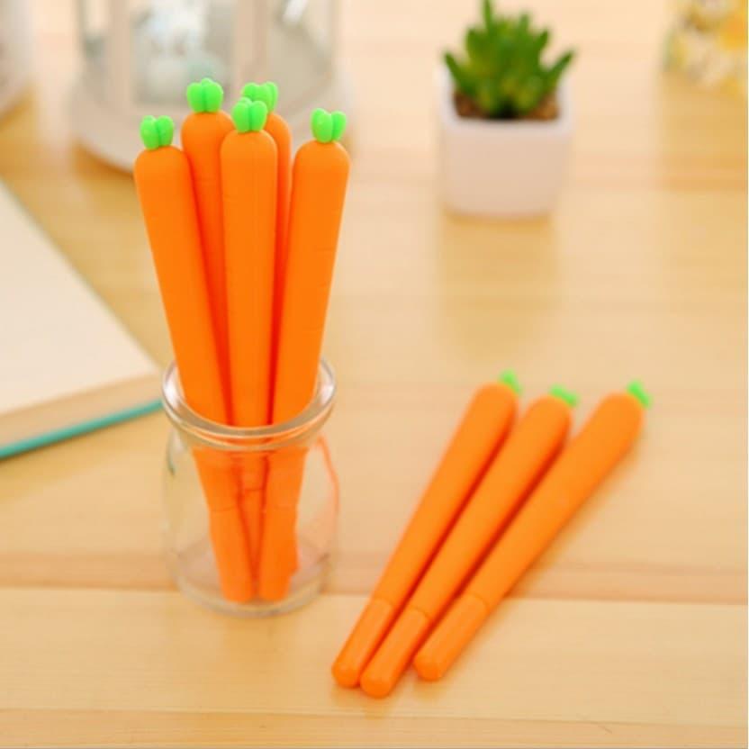 COMBO 3 BÚT CÀ RỐT SIÊU CUTE  KHUYẾN MÃI CỰC SỐC