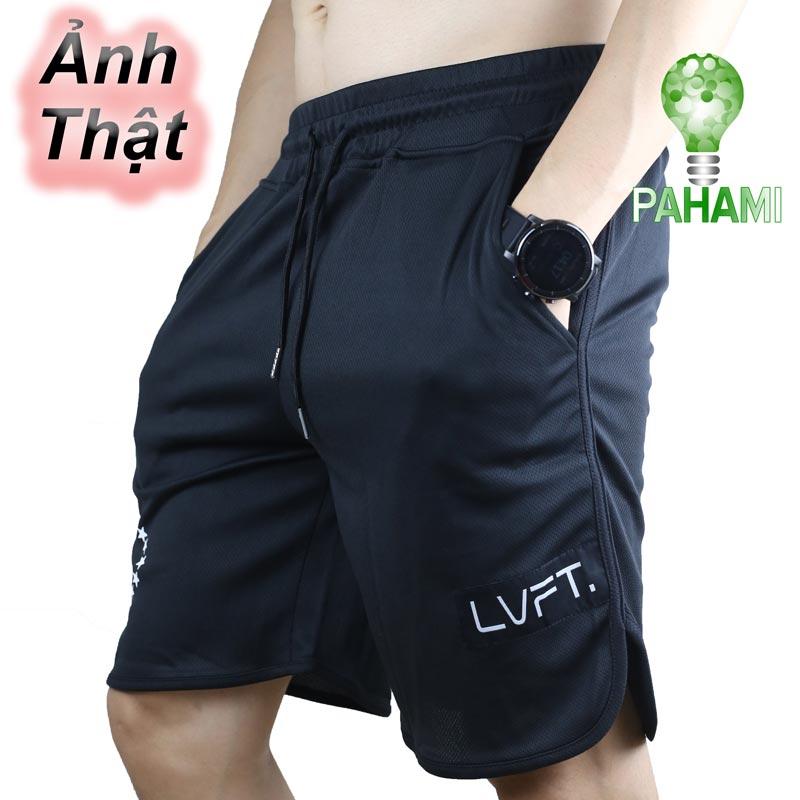 Quần Đùi tập GYM LIVE FIT nam nhập khẩu có BIG SIZE(có size to) - Quần shorts Sao thể thao - Quần đùi tập gym cao cấp, quần gym cao cấp Sq480