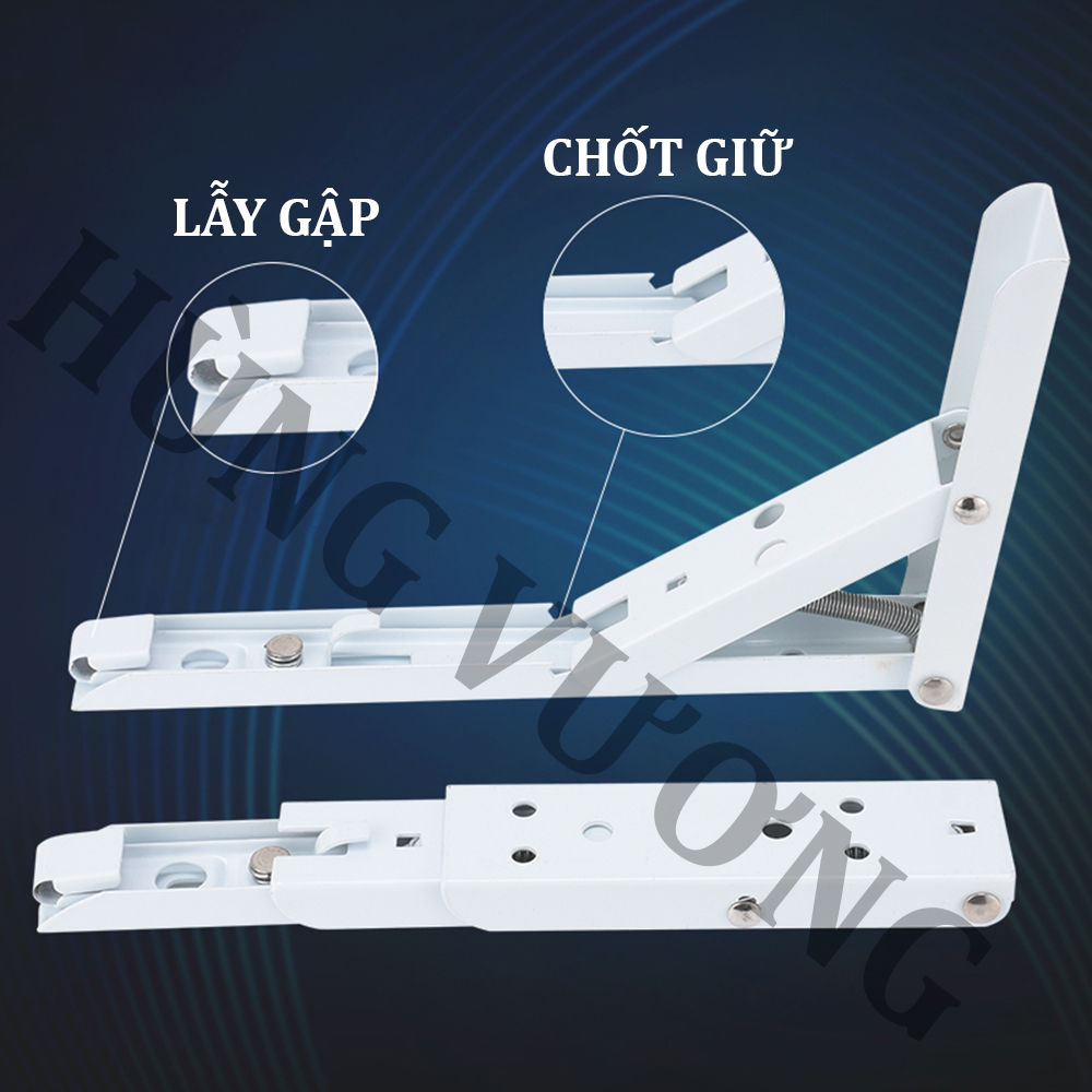 Ke Gập Chữ L - Bản Lề Gập Thông Minh (Bộ 2 chiếc)