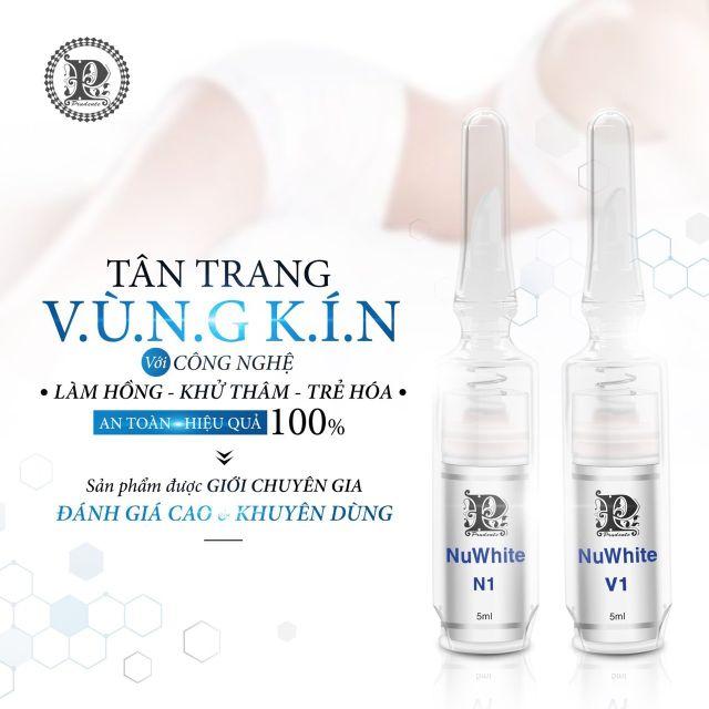 COMBO NUWHITE V1 - KEM LÀM HỒNG VÙNG KÍN+ KEM HỒNG NHŨ HOA NUWHITE N1