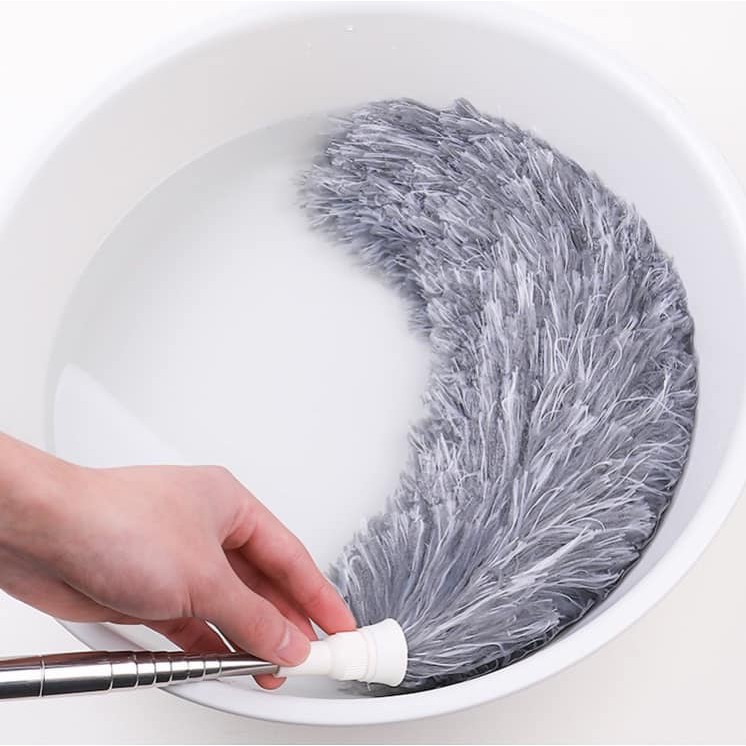 Chổi lông quét bụi cao cấp - Chổi lông gập 90 độ